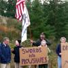 Vigil at Naval Base Kitsap-Bangor Nov 4,2009